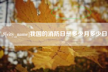 梁山我国的消防日是多少月多少日