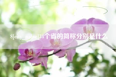梁山34个省的简称分别是什么