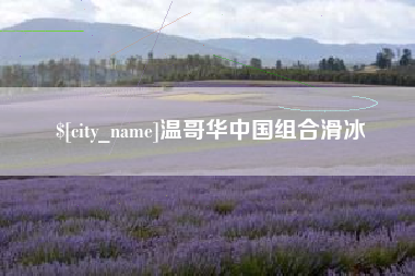 梁山温哥华中国组合滑冰