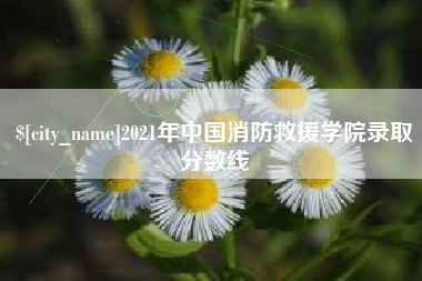 梁山2021年中国消防救援学院录取分数线