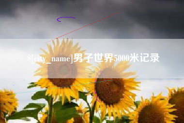 梁山男子世界5000米记录