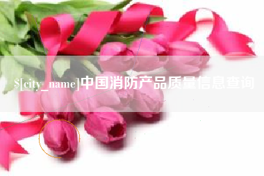 梁山中国消防产品质量信息查询