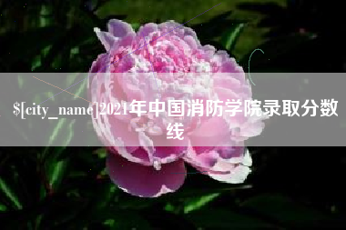 梁山2021年中国消防学院录取分数线
