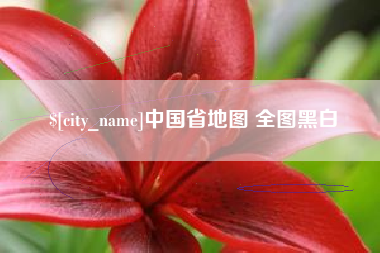 梁山中国省地图 全图黑白
