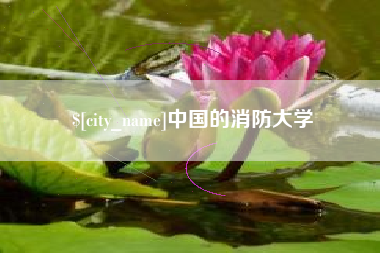 梁山中国的消防大学