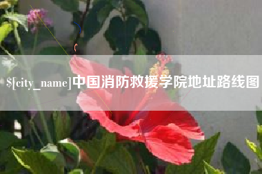 梁山中国消防救援学院地址路线图