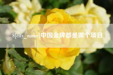 梁山中国金牌都是哪个项目
