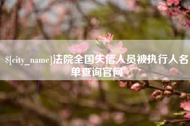 梁山法院全国失信人员被执行人名单查询官网