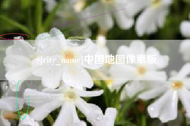 梁山中国地图像素版