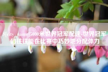 梁山5000米世界冠军配速-世界冠军们往往能在比赛中巧妙地分配体力