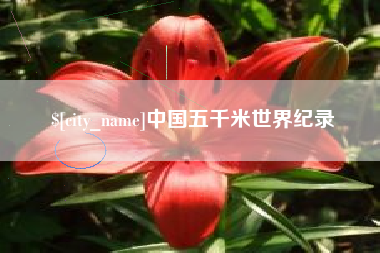 梁山中国五千米世界纪录