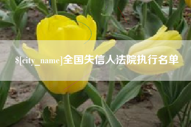 梁山全国失信人法院执行名单