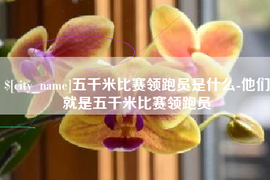 梁山五千米比赛领跑员是什么-他们就是五千米比赛领跑员