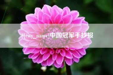 梁山中国冠军手抄报