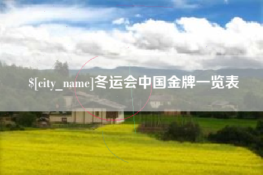 梁山冬运会中国金牌一览表