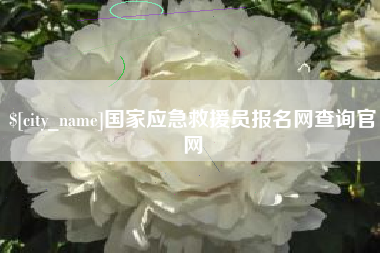 梁山国家应急救援员报名网查询官网