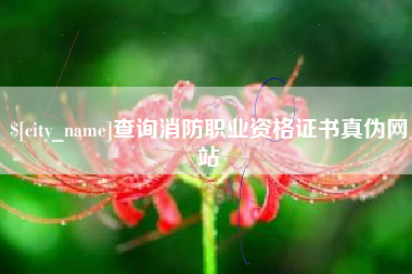 梁山查询消防职业资格证书真伪网站