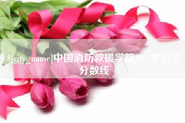 梁山中国消防救援学院2021年招生分数线