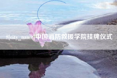 梁山中国消防救援学院挂牌仪式