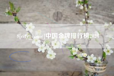 梁山中国金牌排行榜2024