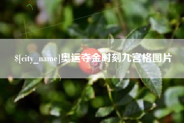 梁山奥运夺金时刻九宫格图片